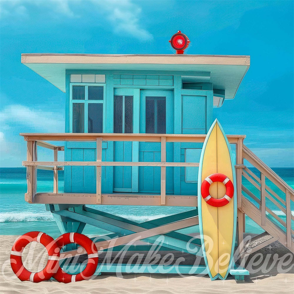 Kate Summer Lifeguard Backdrop Designed by Mini MakeBelieve
