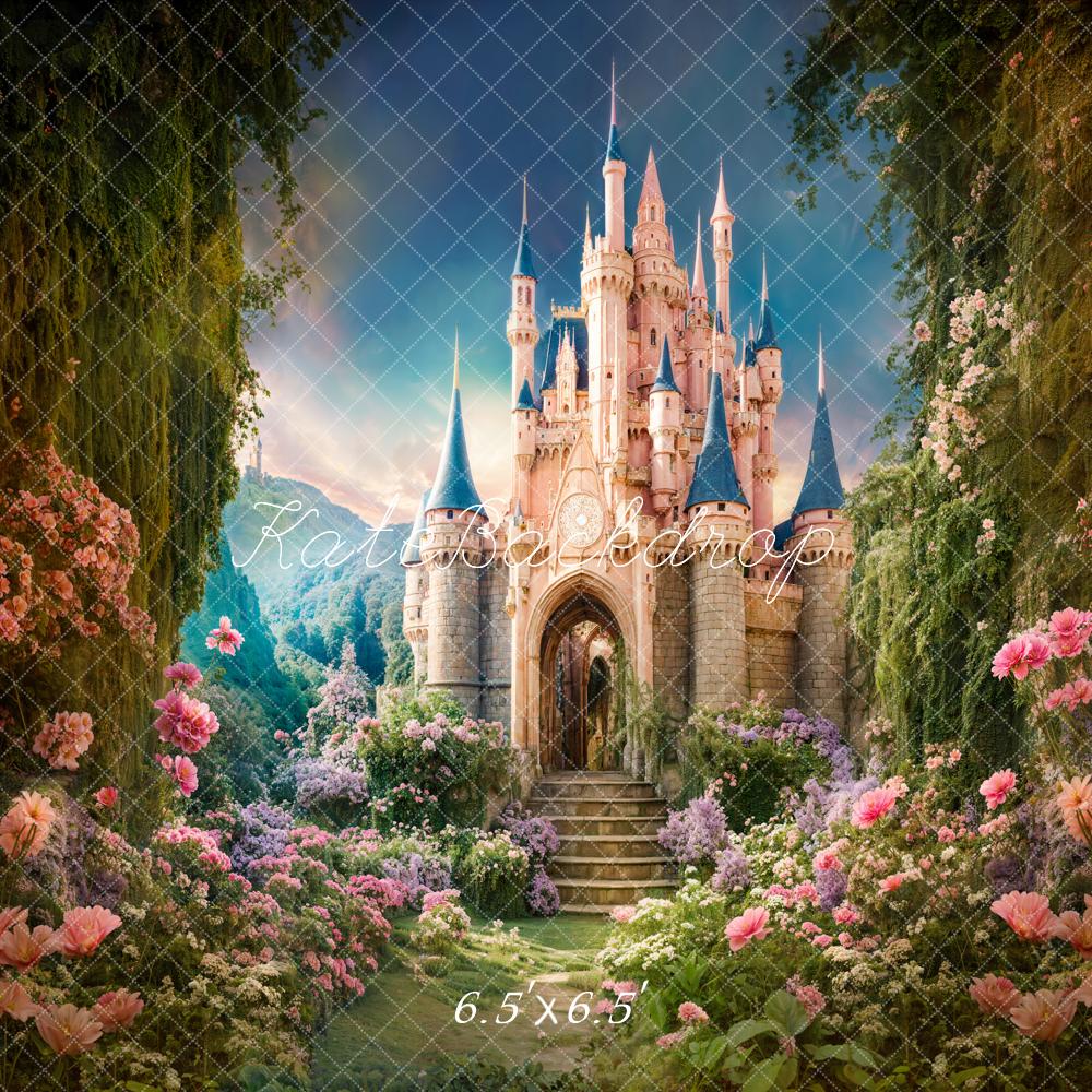 Kate Spring Fantasy Forest Castle Backdrop Designed by Chain Photography -UK