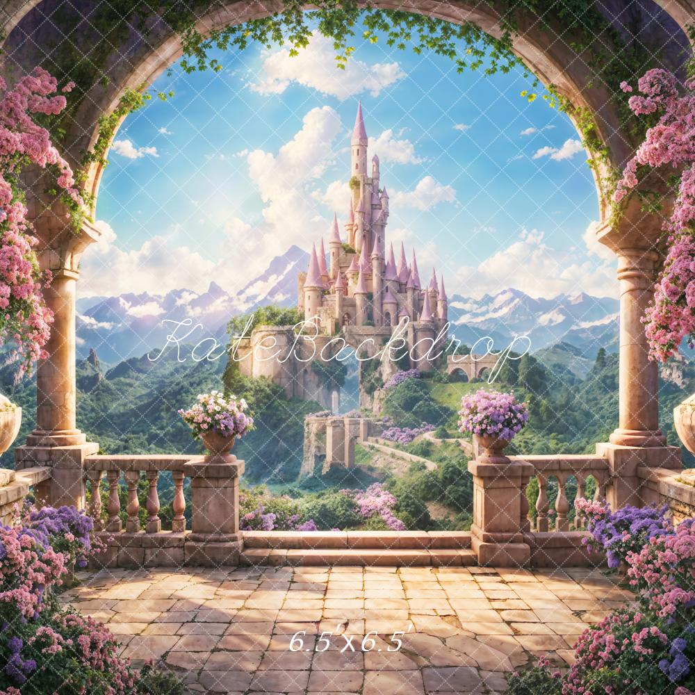 Kate Spring Flower Arch Windowsill Castle Backdrop Designed by Chain Photography -UK