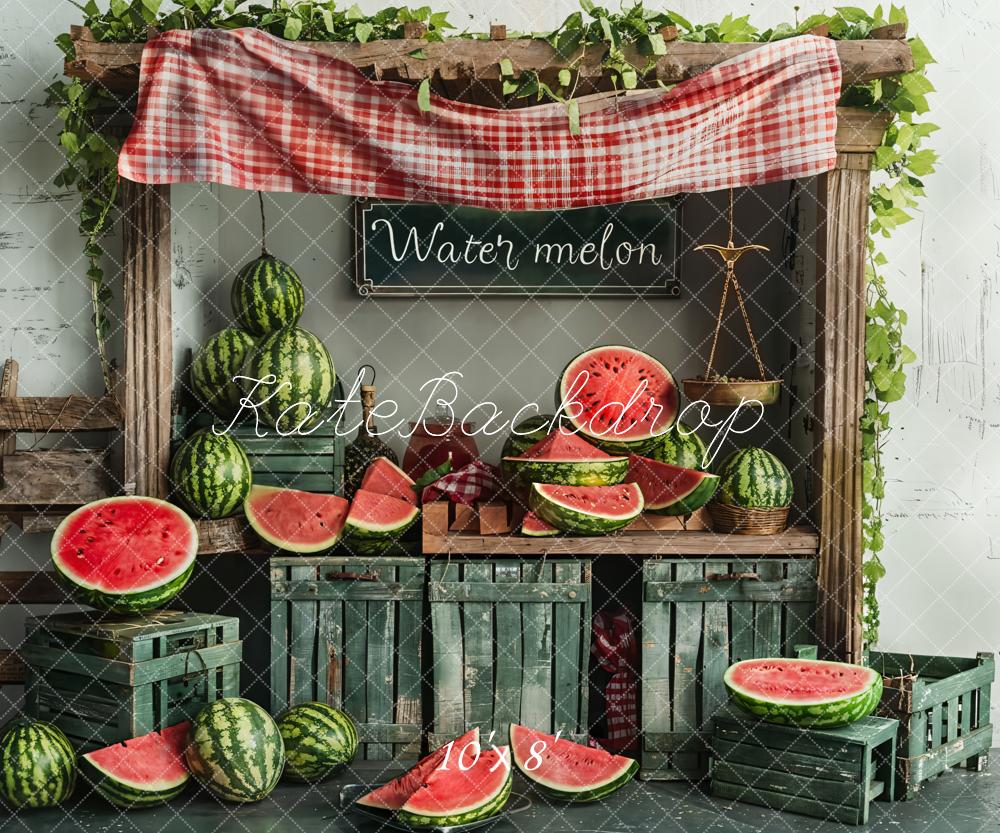 Kate Summer Watermelon Shop Backdrop Designed by Emetselch