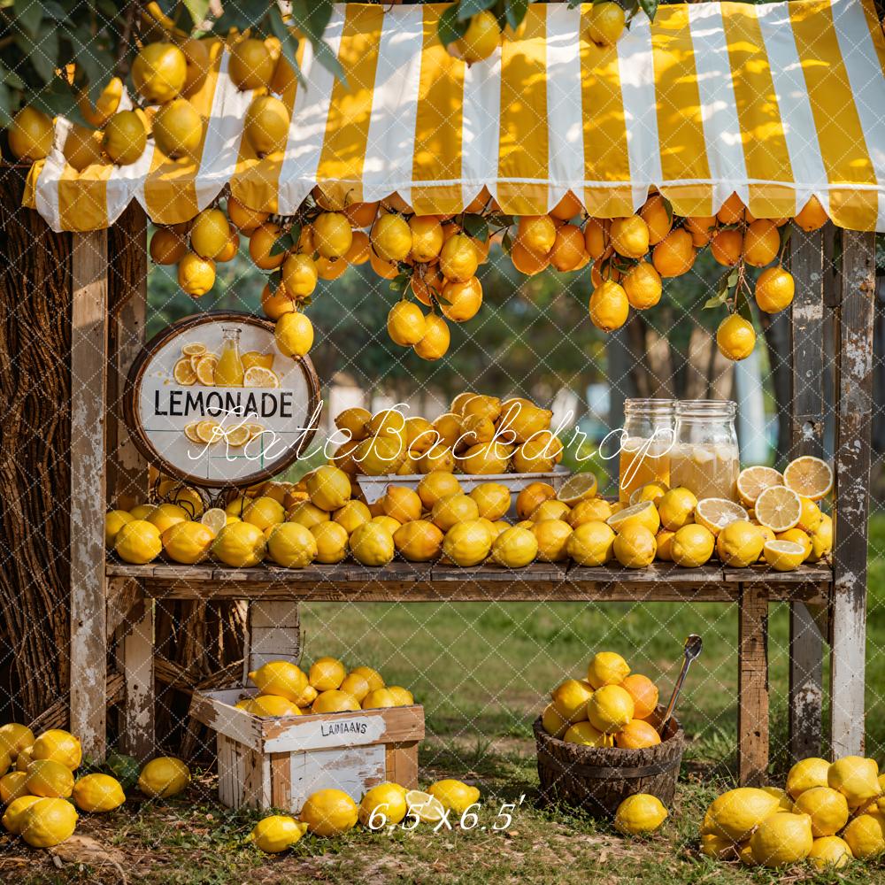 Kate Summer Green Meadow Lemonade Shop Backdrop Designed by Emetselch
