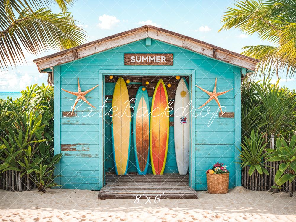 On Sale Kate Summer Beach Surfboard Shop Backdrop Designed by Chain Photography -UK