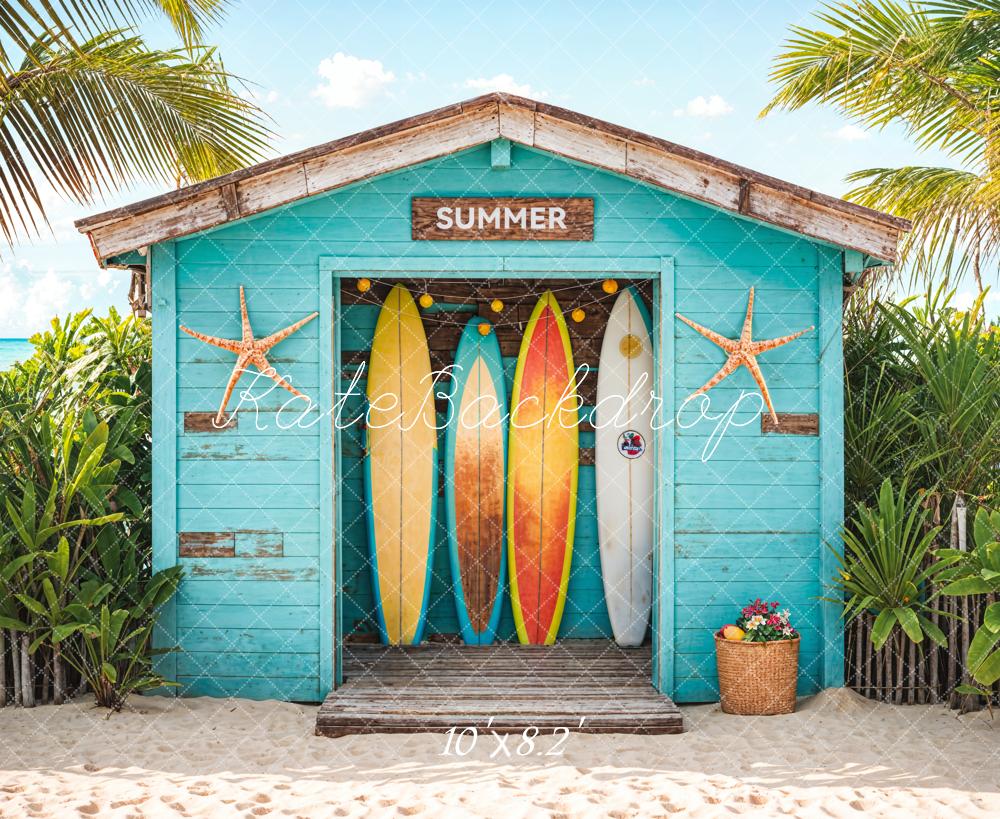 On Sale Kate Summer Beach Surfboard Shop Backdrop Designed by Chain Photography -UK
