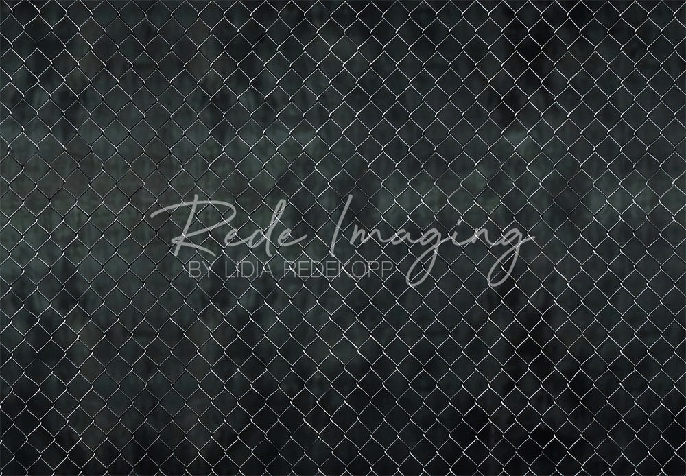 Kate Retro Black Solid Wire Fence Backdrop Designed by Lidia Redekopp