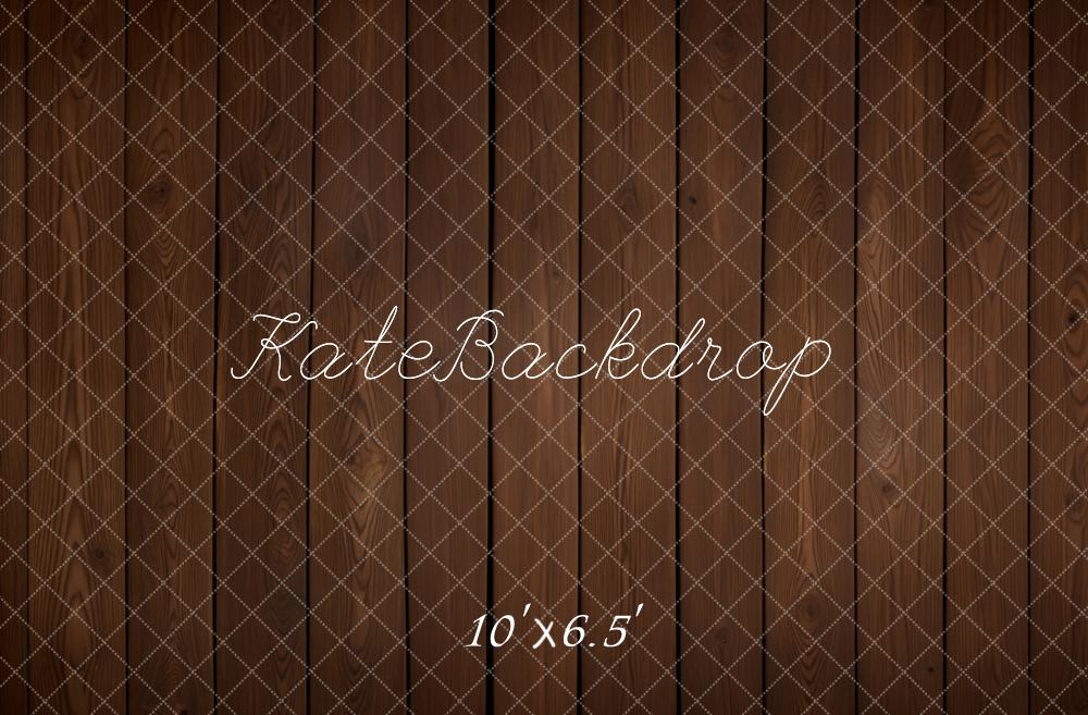 Kate Dark Brown Wood Floor Backdrop Designed by Kate Image