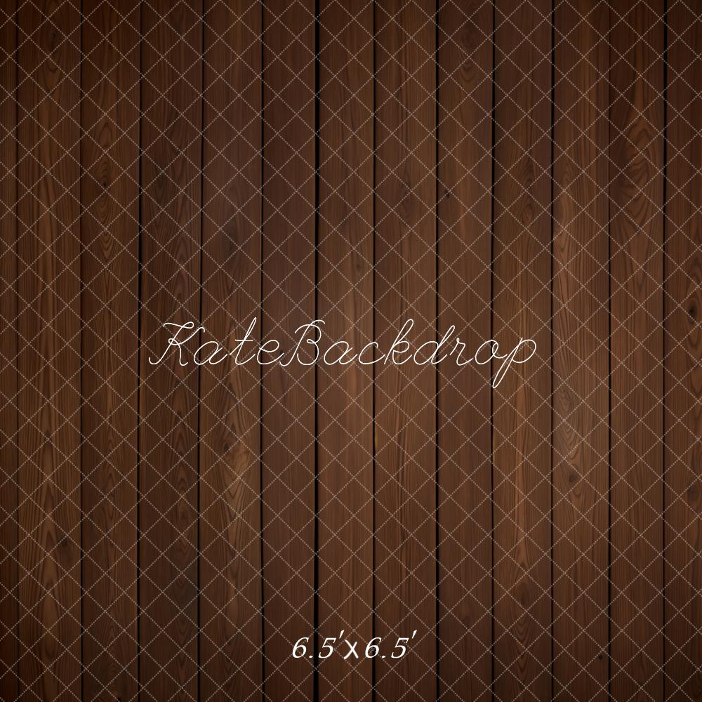 Kate Dark Brown Wood Floor Backdrop Designed by Kate Image