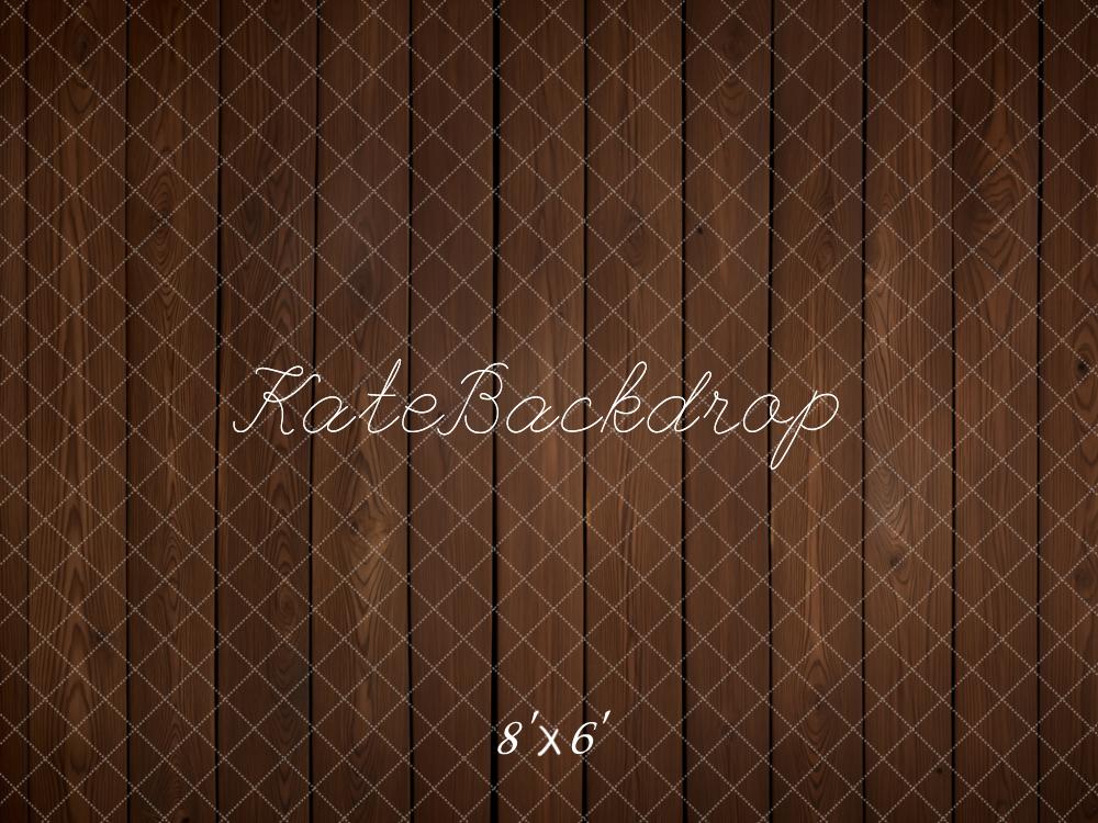 Kate Dark Brown Wood Floor Backdrop Designed by Kate Image