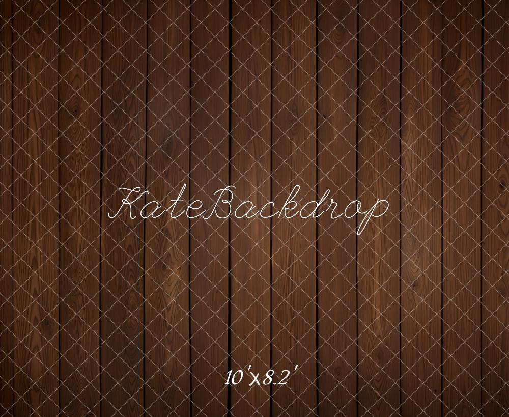 Kate Dark Brown Wood Floor Backdrop Designed by Kate Image