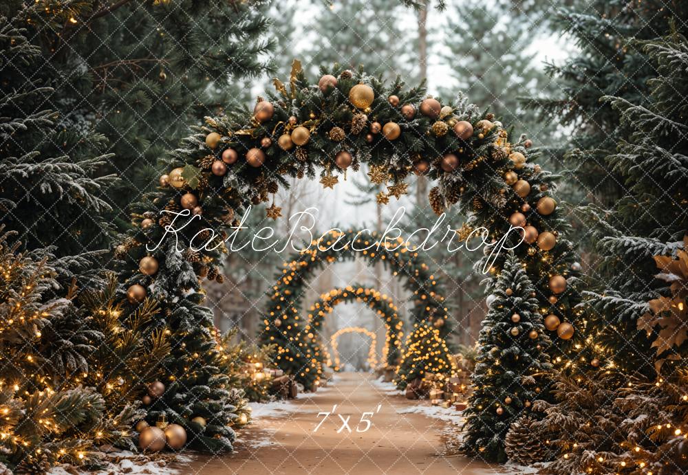On Sale Kate Christmas Tree Archway Forest Backdrop Designed by Emetselch -UK