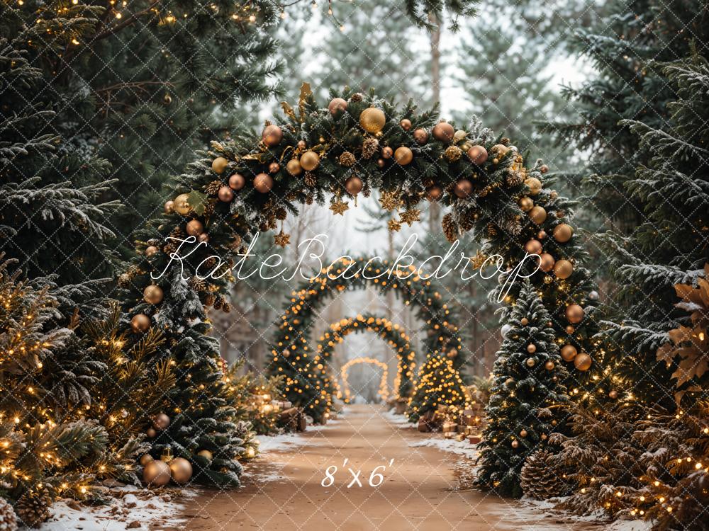 On Sale Kate Christmas Tree Archway Forest Backdrop Designed by Emetselch -UK