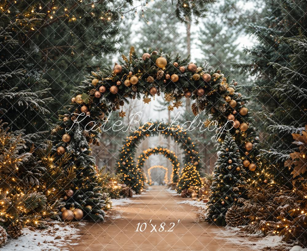 On Sale Kate Christmas Tree Archway Forest Backdrop Designed by Emetselch -UK