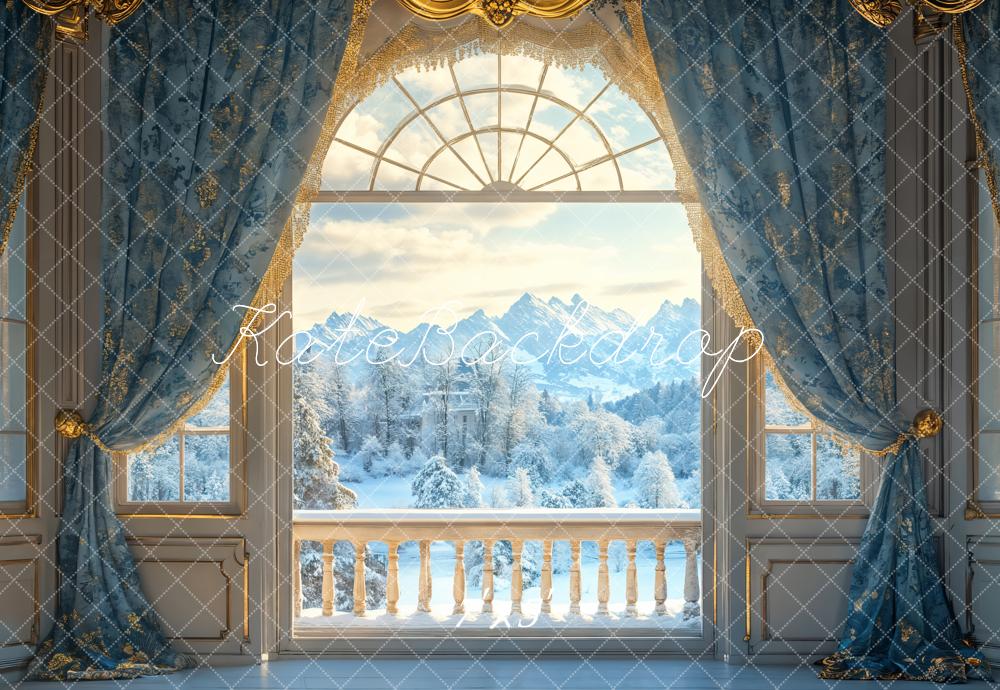 Kate Winter Palace Arch Door Curtains Backdrop Designed by Emetselch -UK