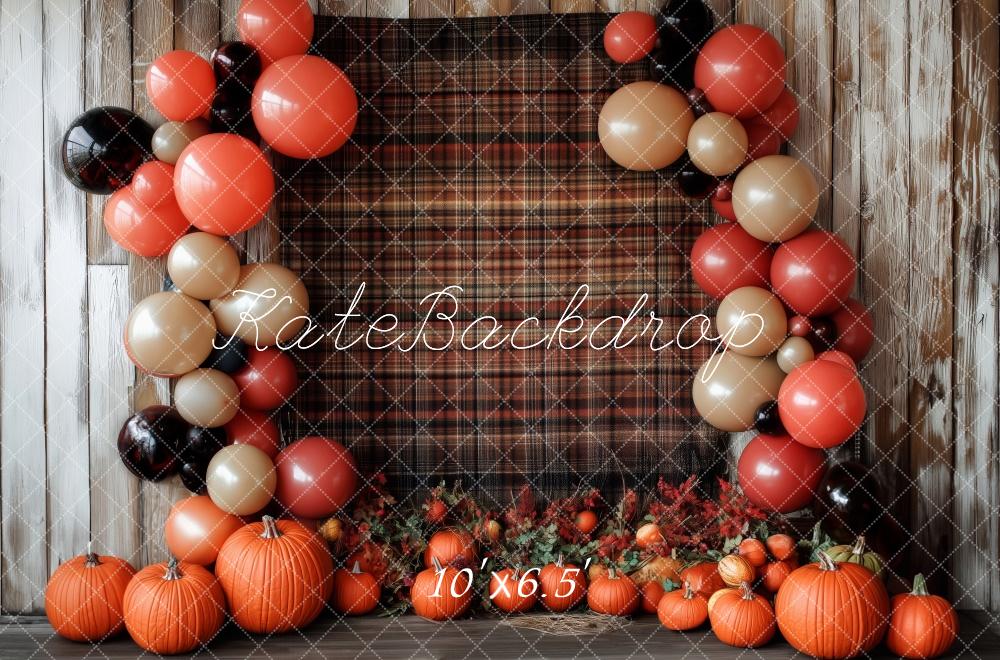 Kate Autumn Pumpkin Balloon Arch Backdrop Designed by Patty Robert -UK