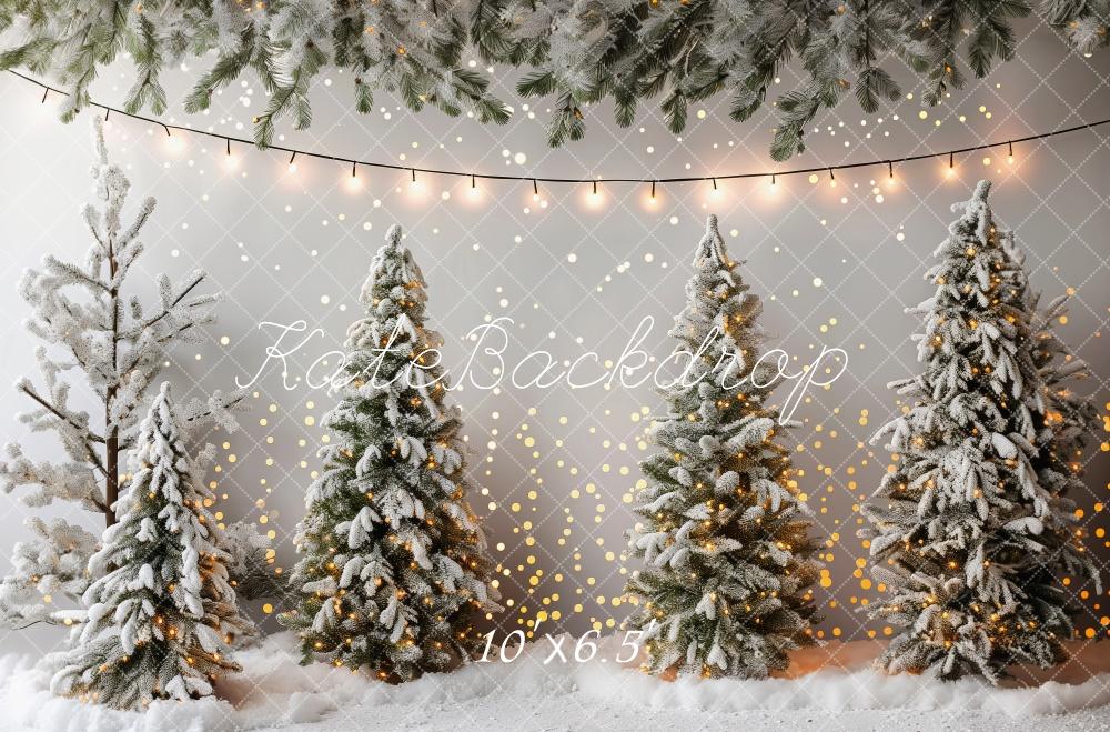 Kate Christmas Snowy Trees Backdrop Designed by Patty Robert -UK