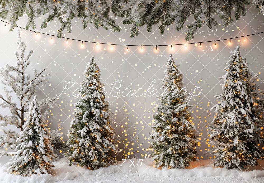 Kate Christmas Snowy Trees Backdrop Designed by Patty Robert -UK