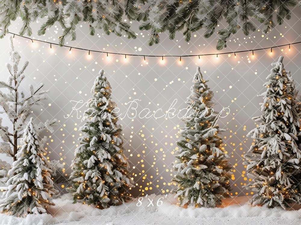 Kate Christmas Snowy Trees Backdrop Designed by Patty Robert -UK