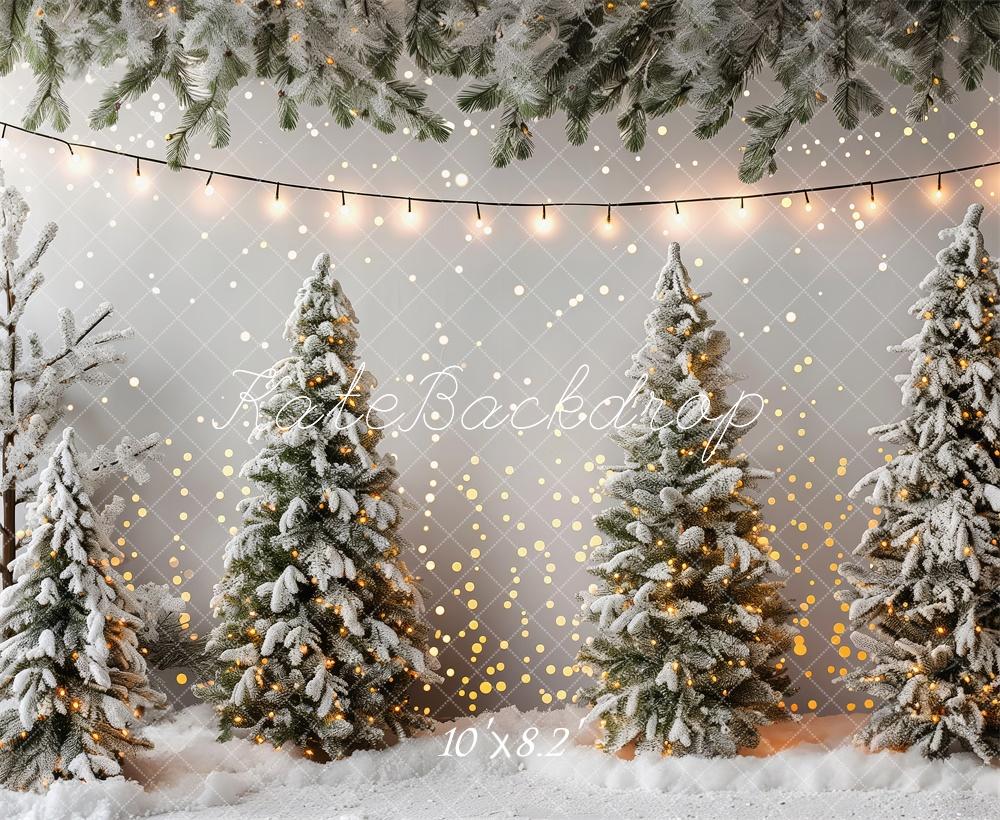 Kate Christmas Snowy Trees Backdrop Designed by Patty Robert -UK