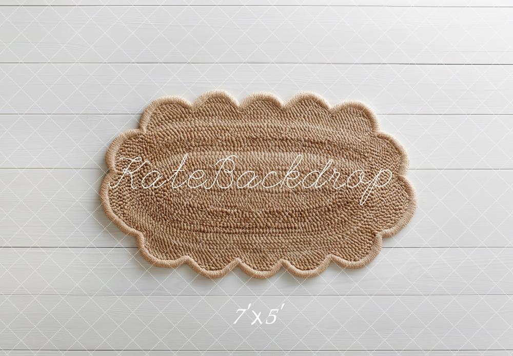 Kate Boho Newborn Jute Rug Floor Backdrop Designed by Mini MakeBelieve -UK