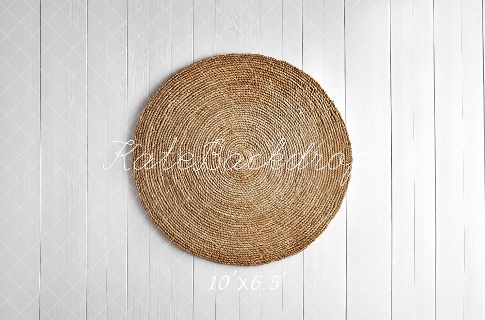 Kate Newborn Natural Woven Circle Floor Backdrop Designed by Mini MakeBelieve -UK