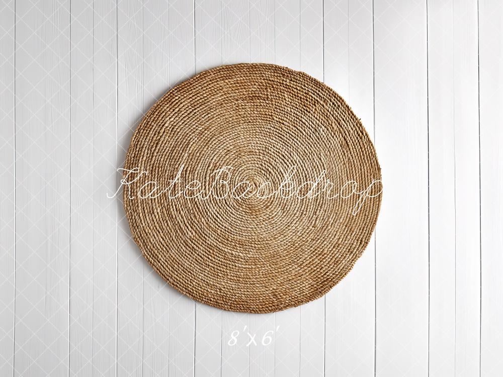 Kate Newborn Natural Woven Circle Floor Backdrop Designed by Mini MakeBelieve -UK