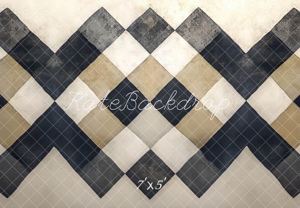 Kate Vintage Checkered Floor Backdrop Designed by Mini MakeBelieve -UK