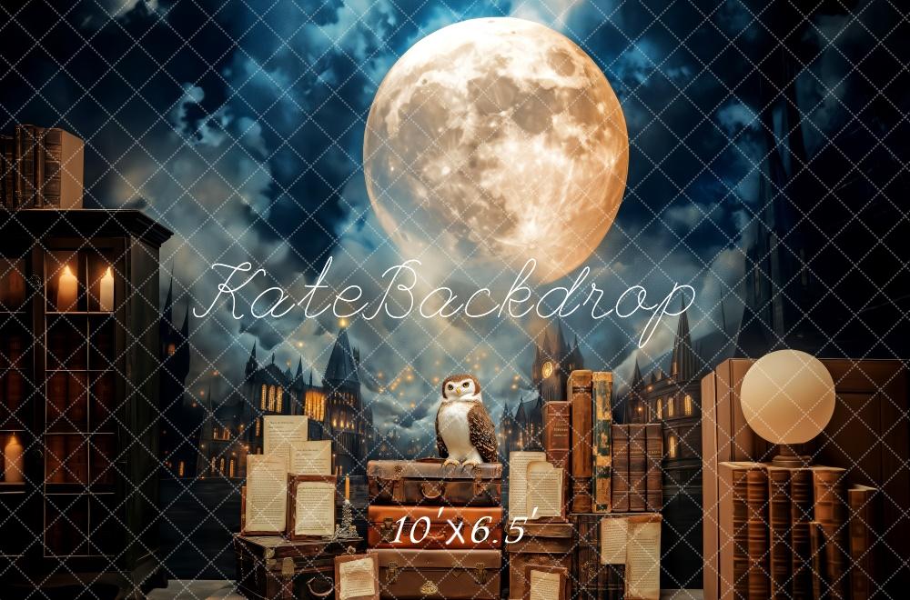 Kate Magical Owl Moonlight World Backdrop Designed by Patty Robert -UK