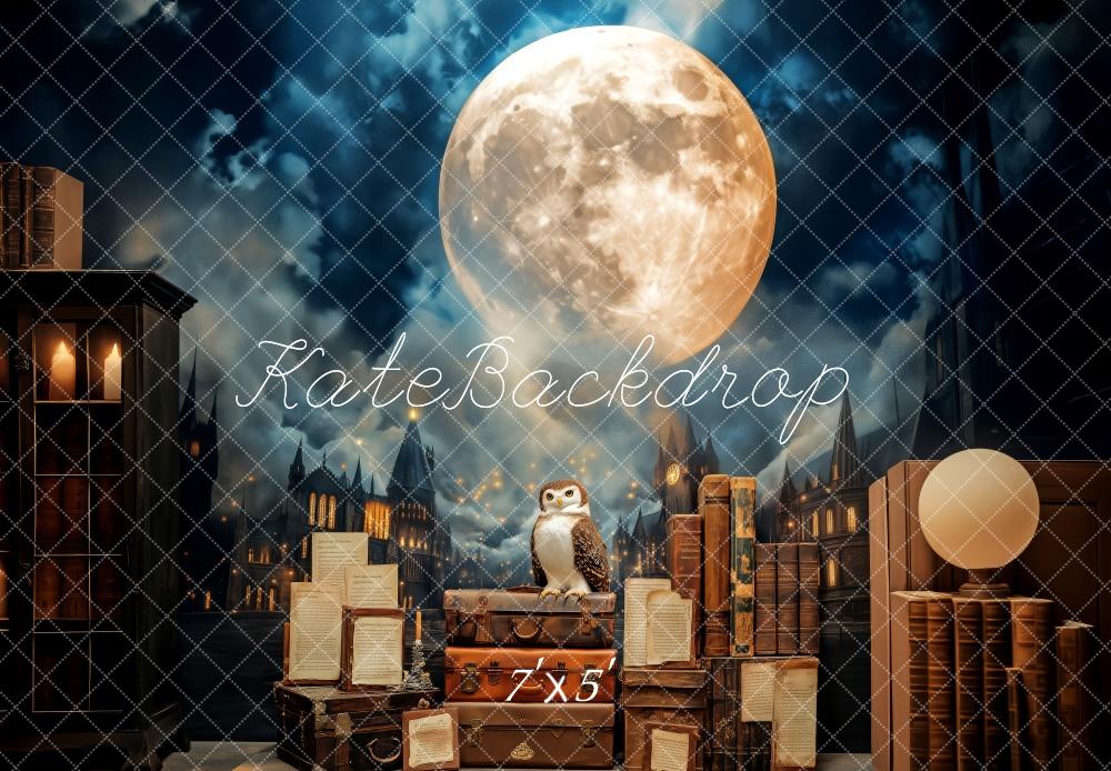 Kate Magical Owl Moonlight World Backdrop Designed by Patty Robert -UK