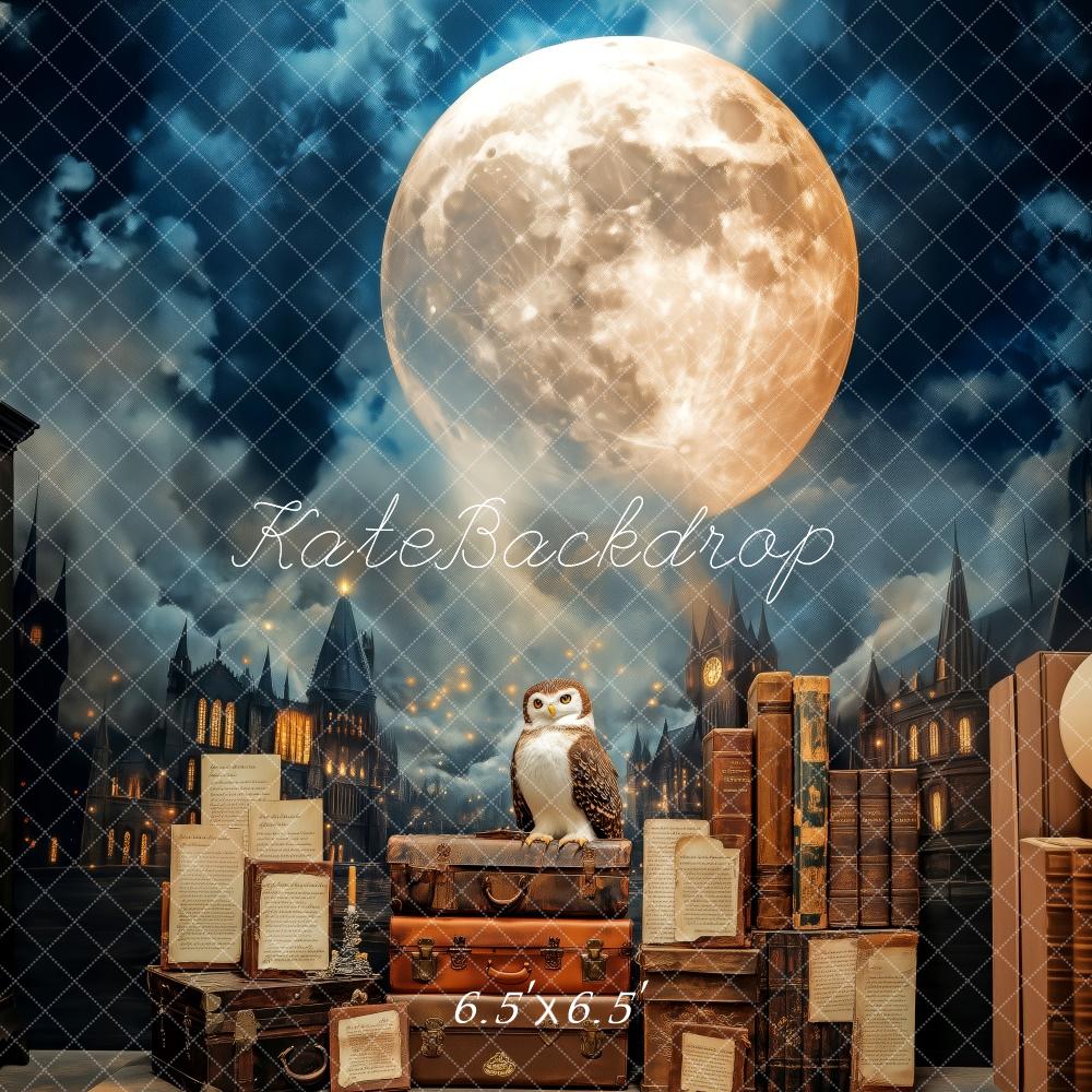 Kate Magical Owl Moonlight World Backdrop Designed by Patty Robert -UK