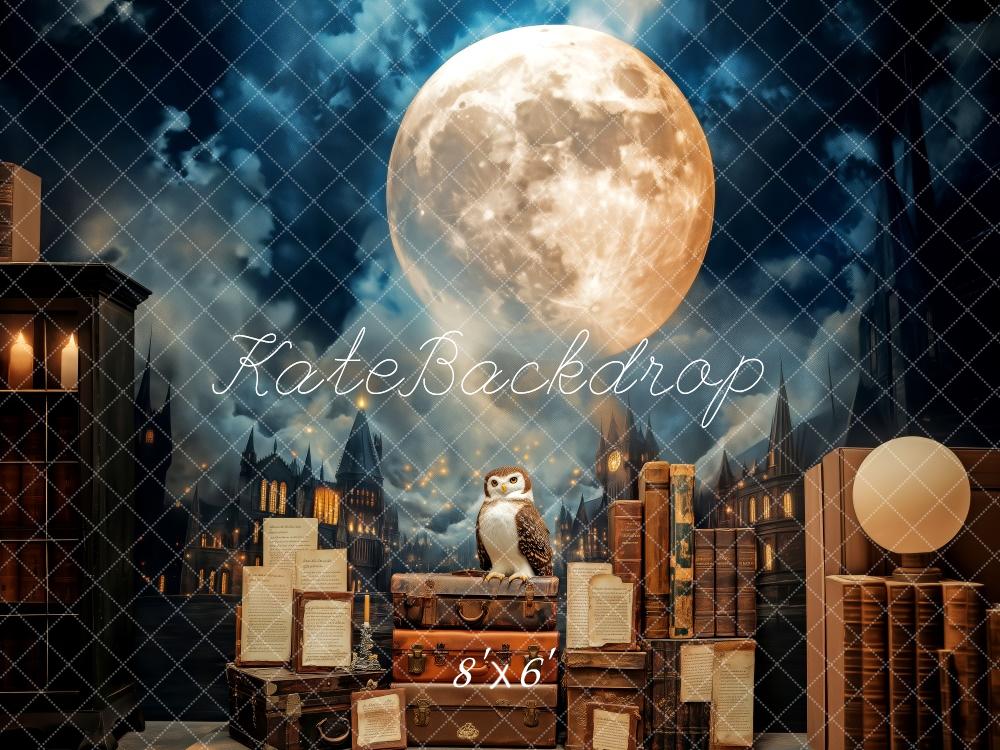 Kate Magical Owl Moonlight World Backdrop Designed by Patty Robert -UK