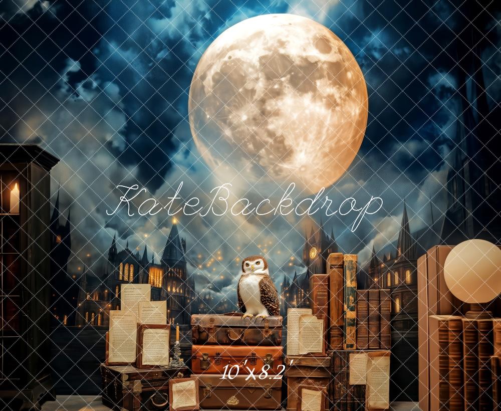 Kate Magical Owl Moonlight World Backdrop Designed by Patty Robert -UK