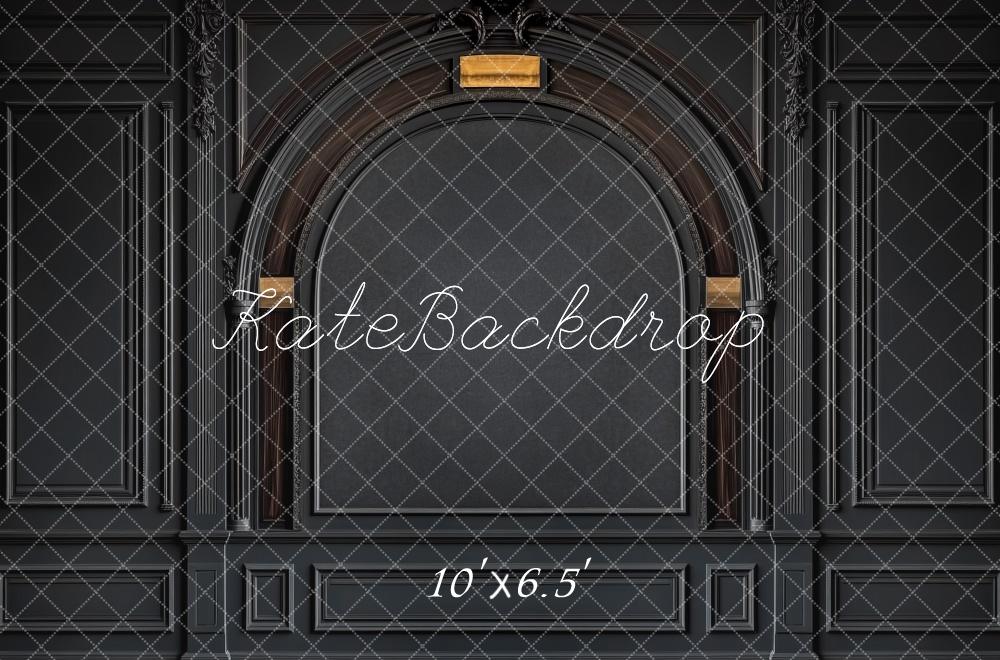 Lightning Deals Kate Black Vintage Wall Arch Backdrop Designed by Mini MakeBelieve -UK