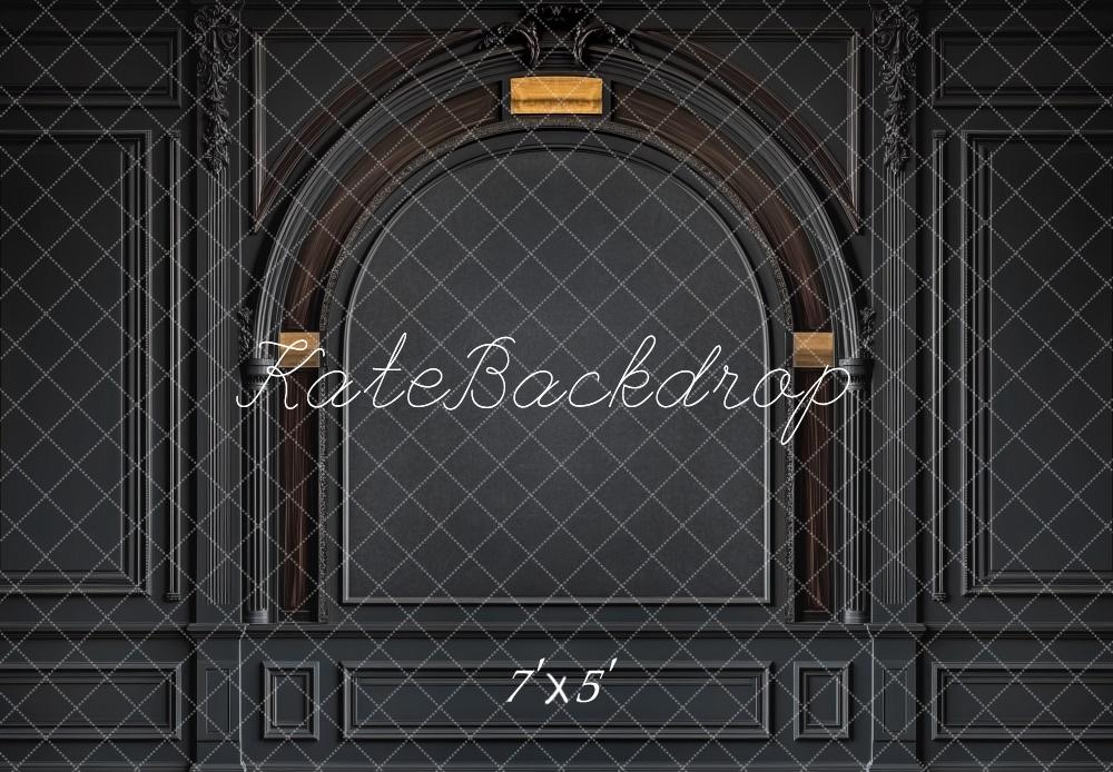 Lightning Deals Kate Black Vintage Wall Arch Backdrop Designed by Mini MakeBelieve -UK