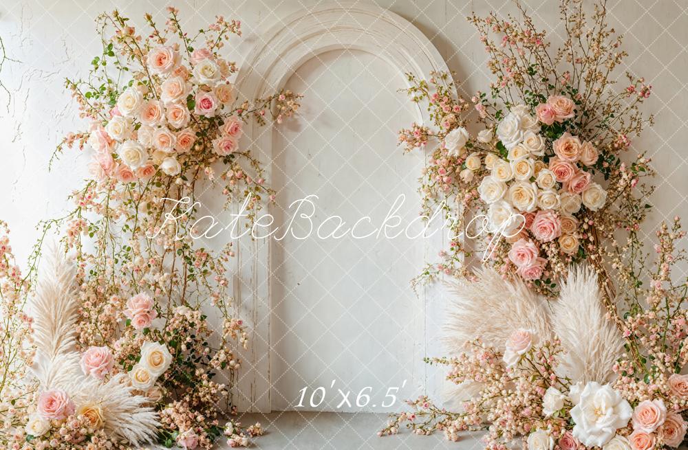 Lightning Deals Kate Boho Spring Floral Arch Wedding Backdrop Designed by Emetselch -UK