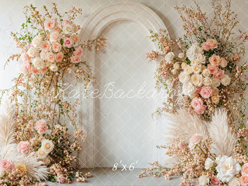 Lightning Deals Kate Boho Spring Floral Arch Wedding Backdrop Designed by Emetselch -UK