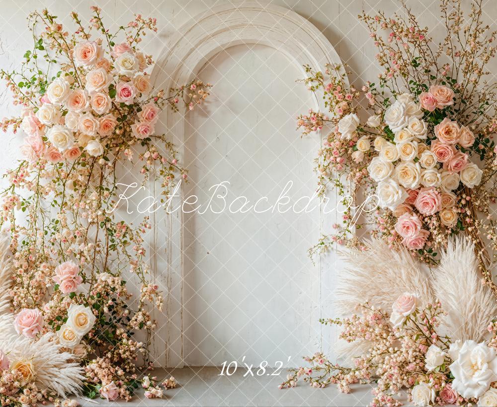Lightning Deals Kate Boho Spring Floral Arch Wedding Backdrop Designed by Emetselch -UK