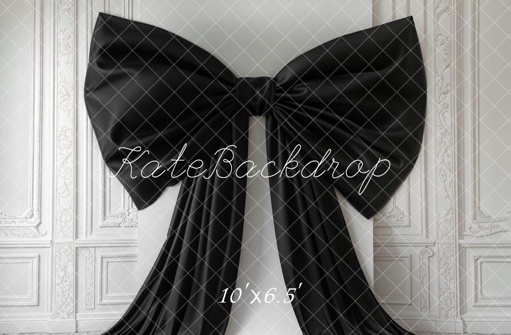 Lightning Deals Kate Elegant Black Bow Retro Wall Backdrop Designed by Emetselch -UK