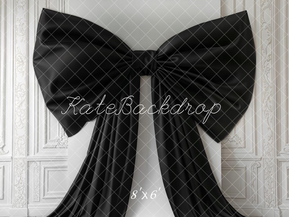 Lightning Deals Kate Elegant Black Bow Retro Wall Backdrop Designed by Emetselch -UK