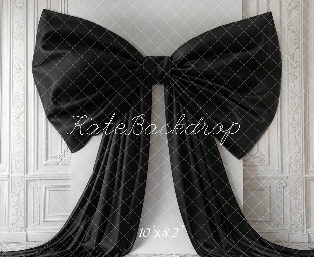 Lightning Deals Kate Elegant Black Bow Retro Wall Backdrop Designed by Emetselch -UK