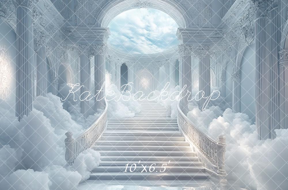 Kate Fantasy Cascading Stairs Cloud Backdrop Designed by Mini MakeBelieve -UK