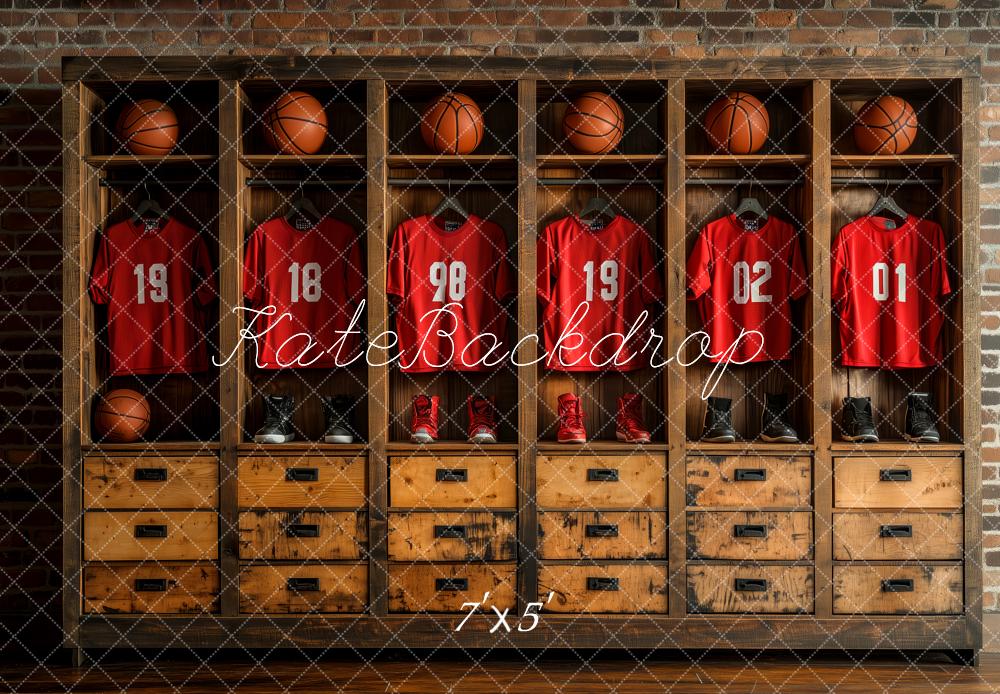 On Sale Kate Sports Basketball Locker Room Backdrop Designed by Patty Robert -UK