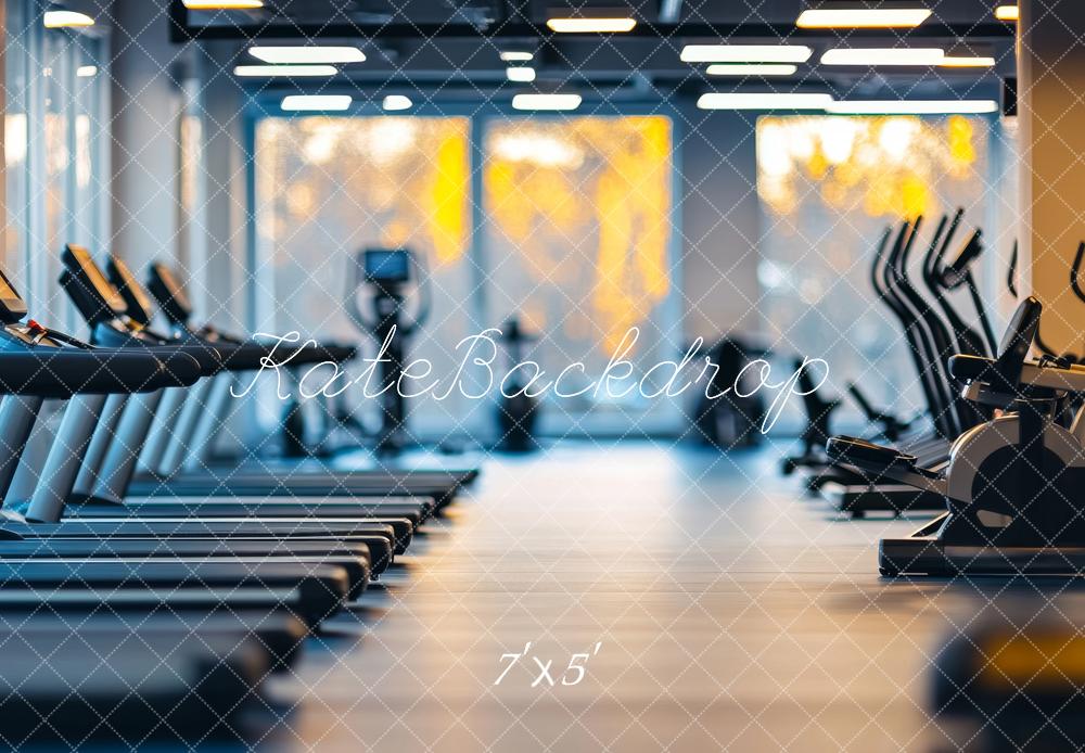 Kate Gym Fitness Equipment Backdrop Designed by Lidia Redekopp -UK
