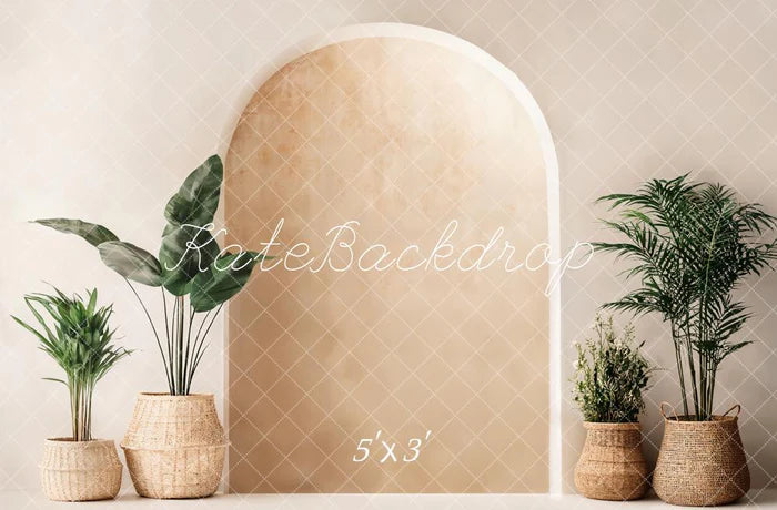Kate Arch Green Plant Decoration Backdrop Designed by Emetselch -UK