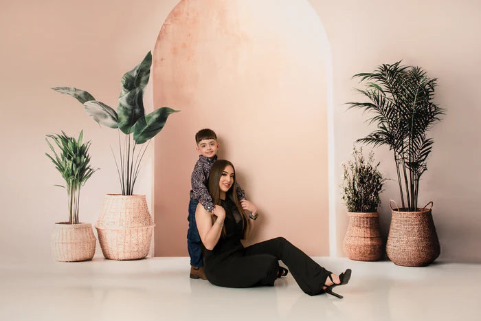 Kate Arch Green Plant Decoration Backdrop Designed by Emetselch -UK