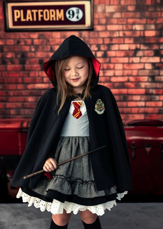 Kate Wizard Train Station Platform Brick Backdrop Designed by Patty Robert -UK