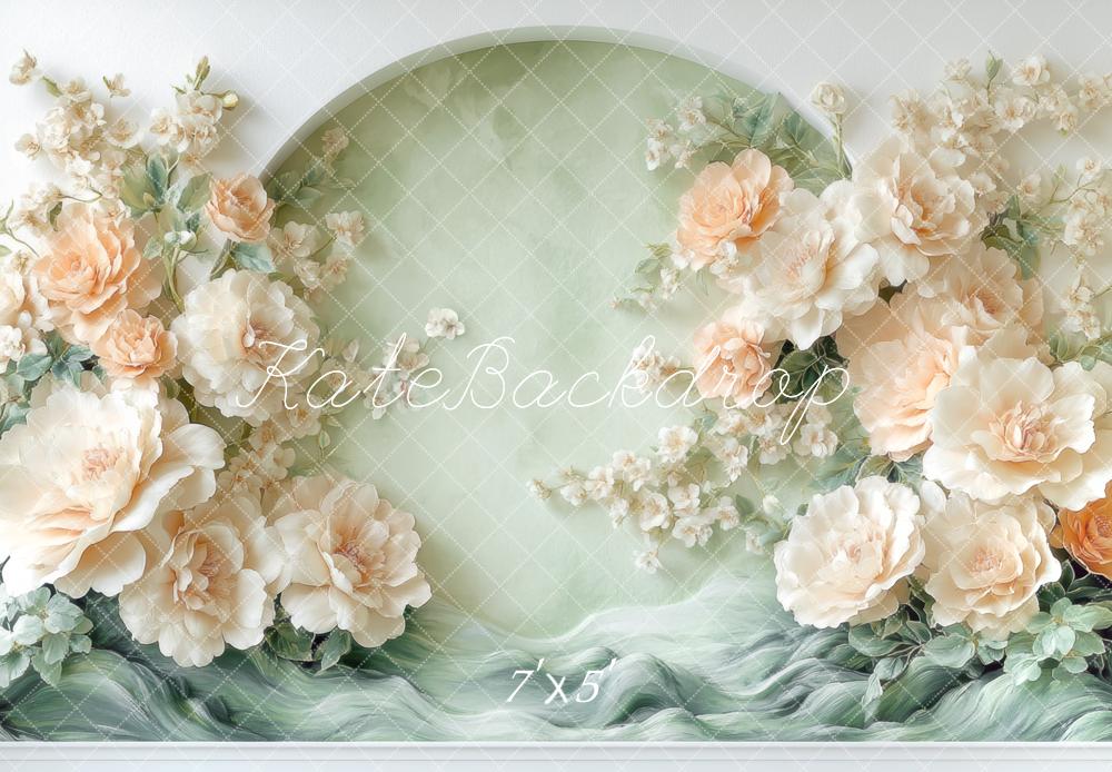 Kate Spring Floral Arch Green Wall Backdrop Designed by Mini MakeBelieve -UK