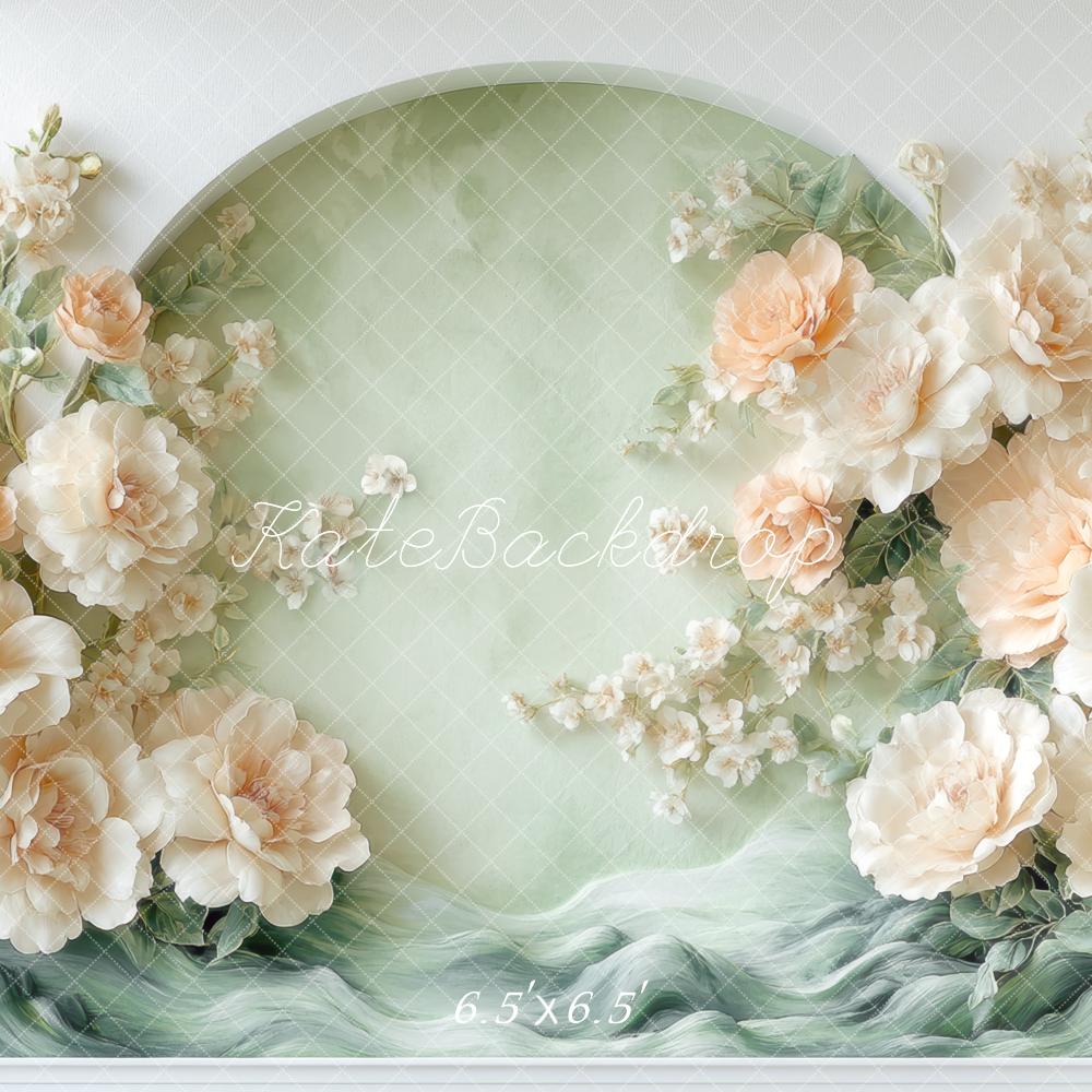 Kate Spring Floral Arch Green Wall Backdrop Designed by Mini MakeBelieve -UK