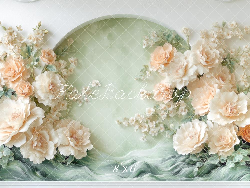 Kate Spring Floral Arch Green Wall Backdrop Designed by Mini MakeBelieve -UK
