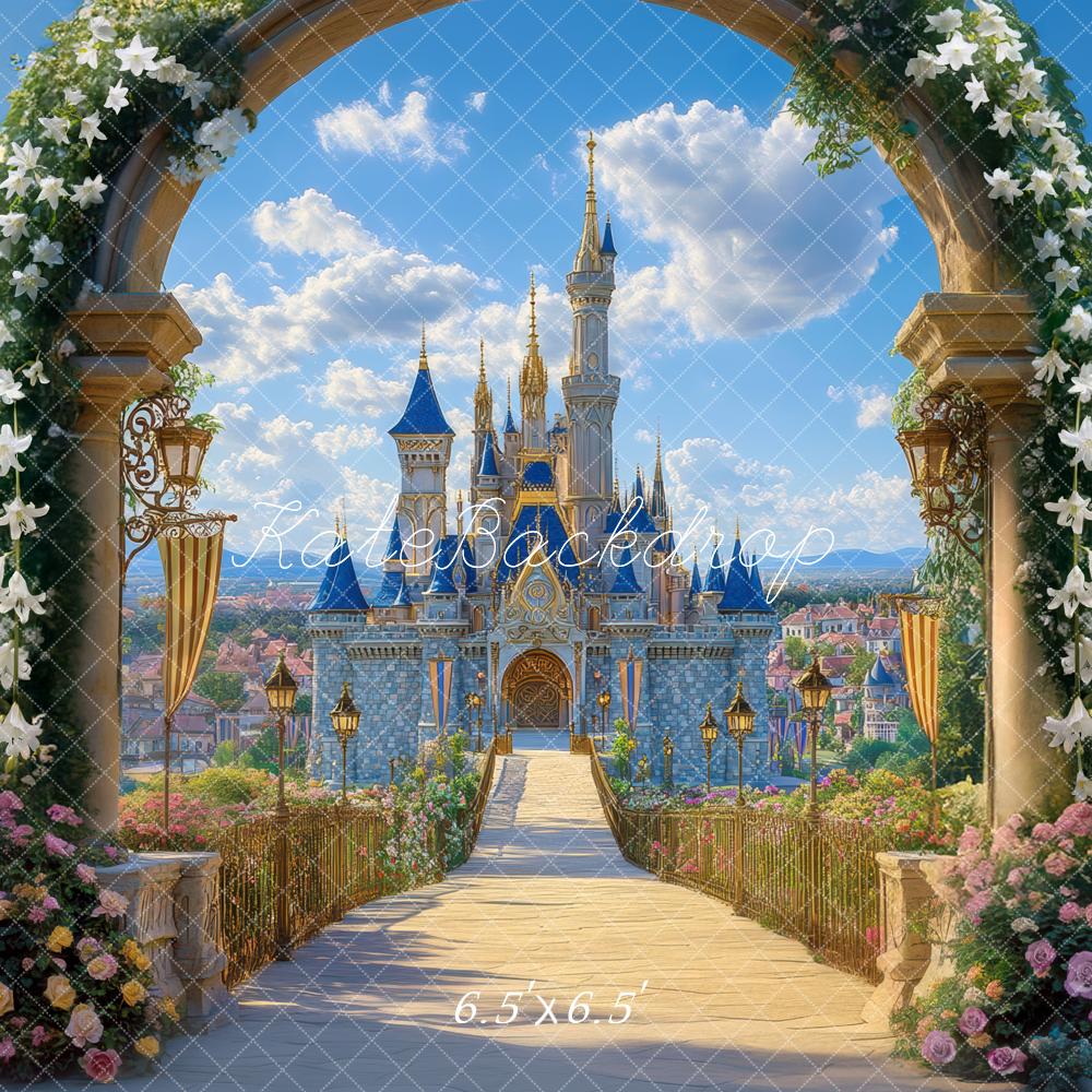 Kate Fairy Tale Castle Arch Path Backdrop Designed by Mini MakeBelieve