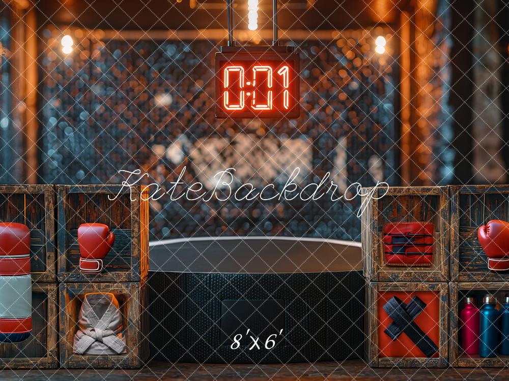 Kate Father's Day Boy Boxing Gym Sports Backdrop Designed by Mini MakeBelieve