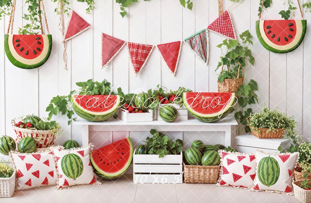 On Sale Kate Summer Watermelon Picnic Backdrop Designed by Emetselch -UK